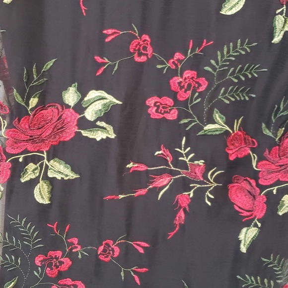 Show Me Your MuMu Black Floral Mini Dress - Picture 7 of 8